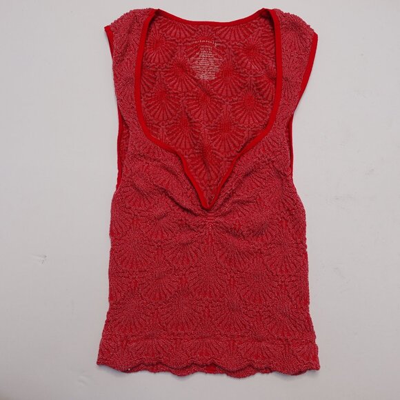 Free People Intimately Love Letter Sweetheart Tank in Red color size XS/S NEW - Picture 1 of 5